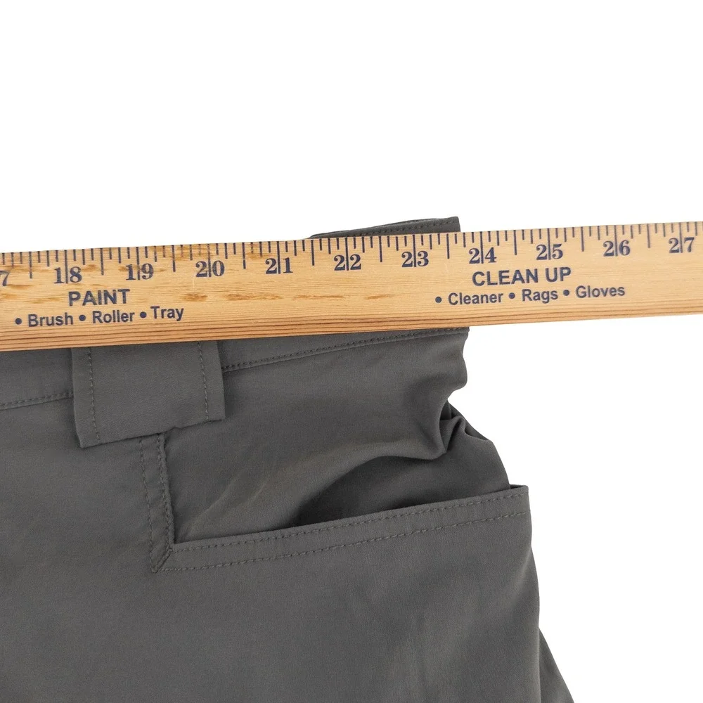 LOT OF‎ 2 Duluth Trading Co Mens 46 Flex Dry on the Fly Cargo Shorts Gray Tan
